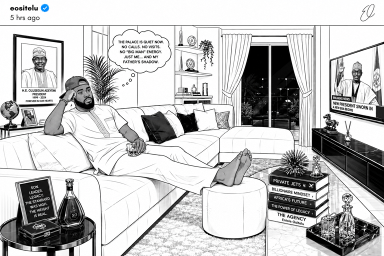 Man in deep reflection alone in his home.